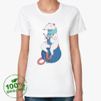 Женская футболка органик