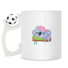 Кружка с футбольным мячиком