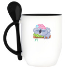 Кружка с ложкой