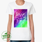 Женская футболка органик