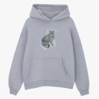 Толстовка худи оверсайз