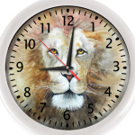 Лев, акварель