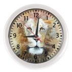 Лев, акварель