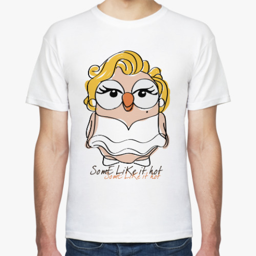 Футболка с принтом Сова Мэрилин Монро Суперсова Goofi