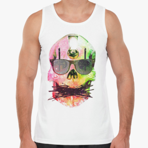 Майка с принтом Skull Insight (Strawberry)