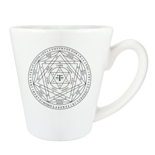 Чашка Латте Печать Царя Соломона