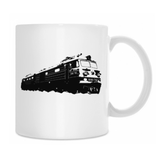 Кружка с принтом Электровоз ВЛ10