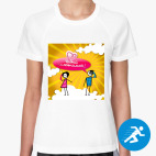 Женская спортивная футболка