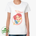 Женская футболка органик