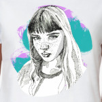 Взгляд с яркими красками