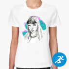 Женская спортивная футболка