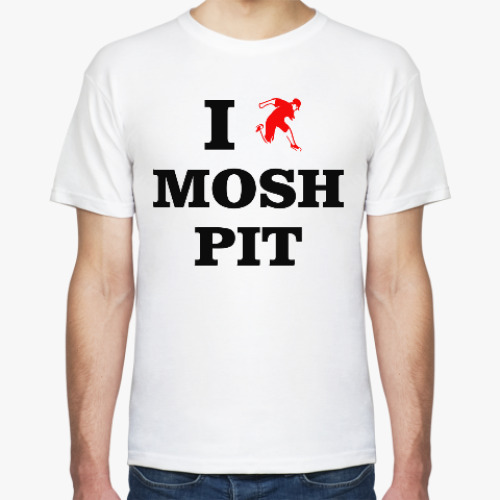 Футболка I love mosh pit