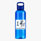 Прозрачная спортивная бутылка