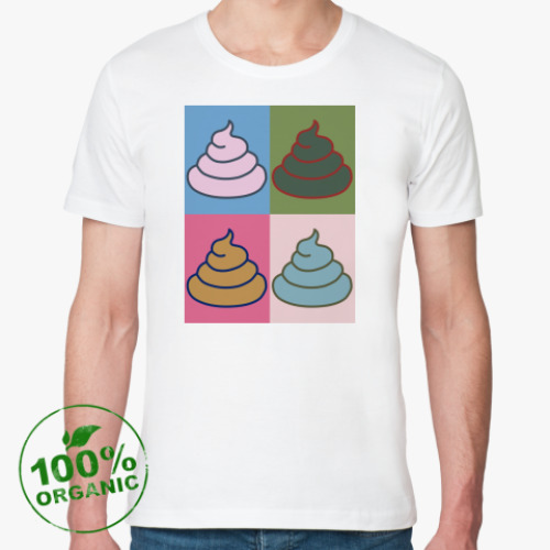 Футболка из органик-хлопка с принтом 'Энди Уорхол'