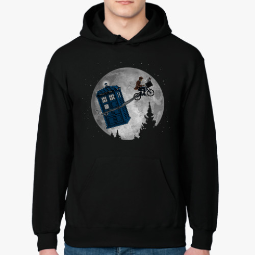 Толстовка худи с принтом Доктор Кто