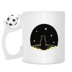 Кружка с футбольным мячиком