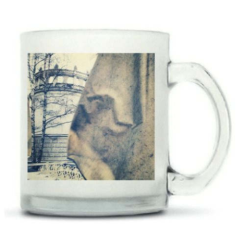 Кружка матовая с принтом Antique