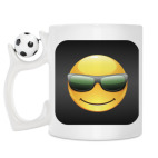 Кружка с футбольным мячиком