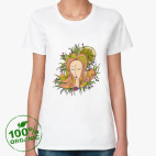 Женская футболка органик