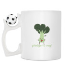 Кружка с футбольным мячиком