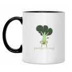 Кружка двухцветная