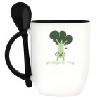 Кружка с ложкой