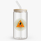 Банка с бамбуковой крышкой