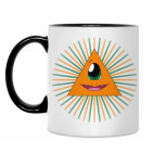 Кружка двухцветная