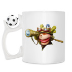 Кружка с футбольным мячиком