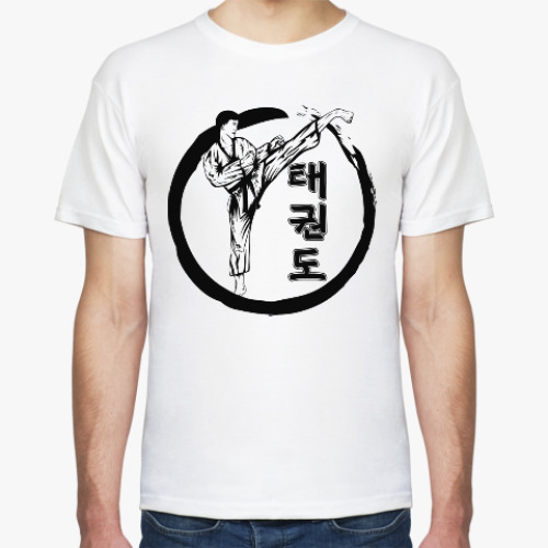 Футболка с принтом таэквондо