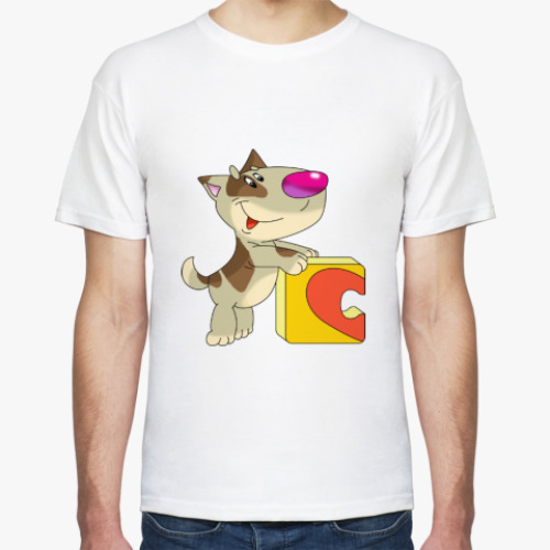 Футболка с принтом ПЁС С ПАЗЛОМ