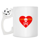 Кружка с футбольным мячиком