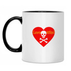 Кружка двухцветная