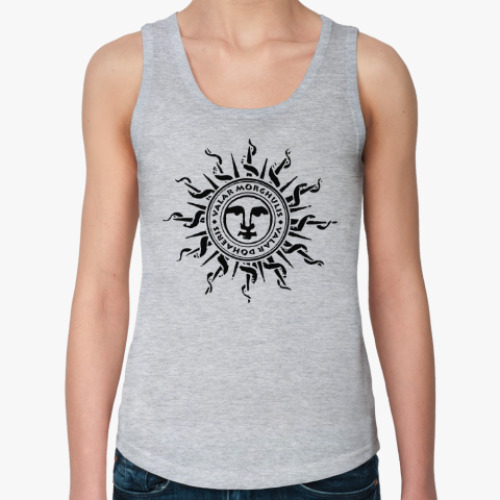 Женская майка с принтом Valar morghulis