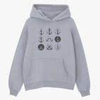 Толстовка худи оверсайз