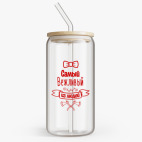 Банка с бамбуковой крышкой