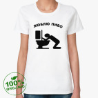 Женская футболка органик