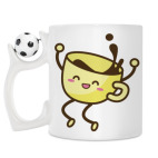 Кружка с футбольным мячиком