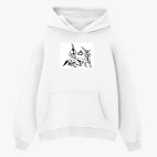 Толстовка худи оверсайз