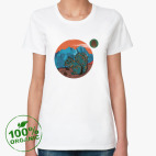 Женская футболка органик