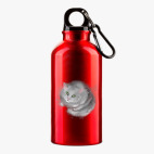 Металлическая бутылка 400 мл UV-DTF