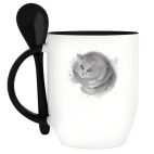 Кружка с ложкой