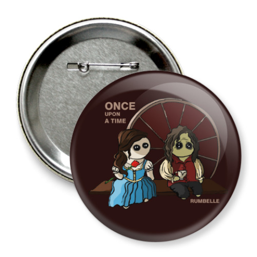 Значок 75мм с принтом Once Upon A Time