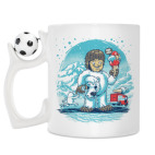Кружка с футбольным мячиком
