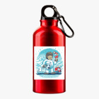 Металлическая бутылка 400 мл UV-DTF