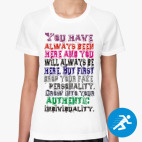 Женская спортивная футболка