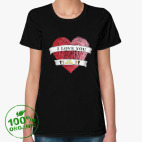 Женская футболка органик