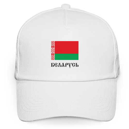 Кепка бейсболка с принтом Беларусь. Государственный Флаг