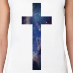 крест с текстурой galaxy