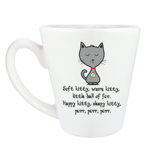 Чашка Латте Песня Шелдона Soft kitty